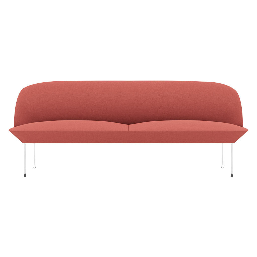 Oslo 3-Seater Sofa: Chrome