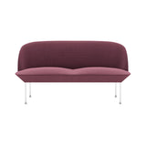 Oslo 2-Seater Sofa: Chrome