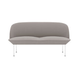 Oslo 2-Seater Sofa: Chrome