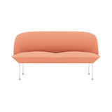 Oslo 2-Seater Sofa: Chrome