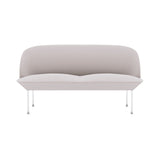 Oslo 2-Seater Sofa: Chrome