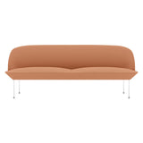Oslo 3-Seater Sofa: Chrome