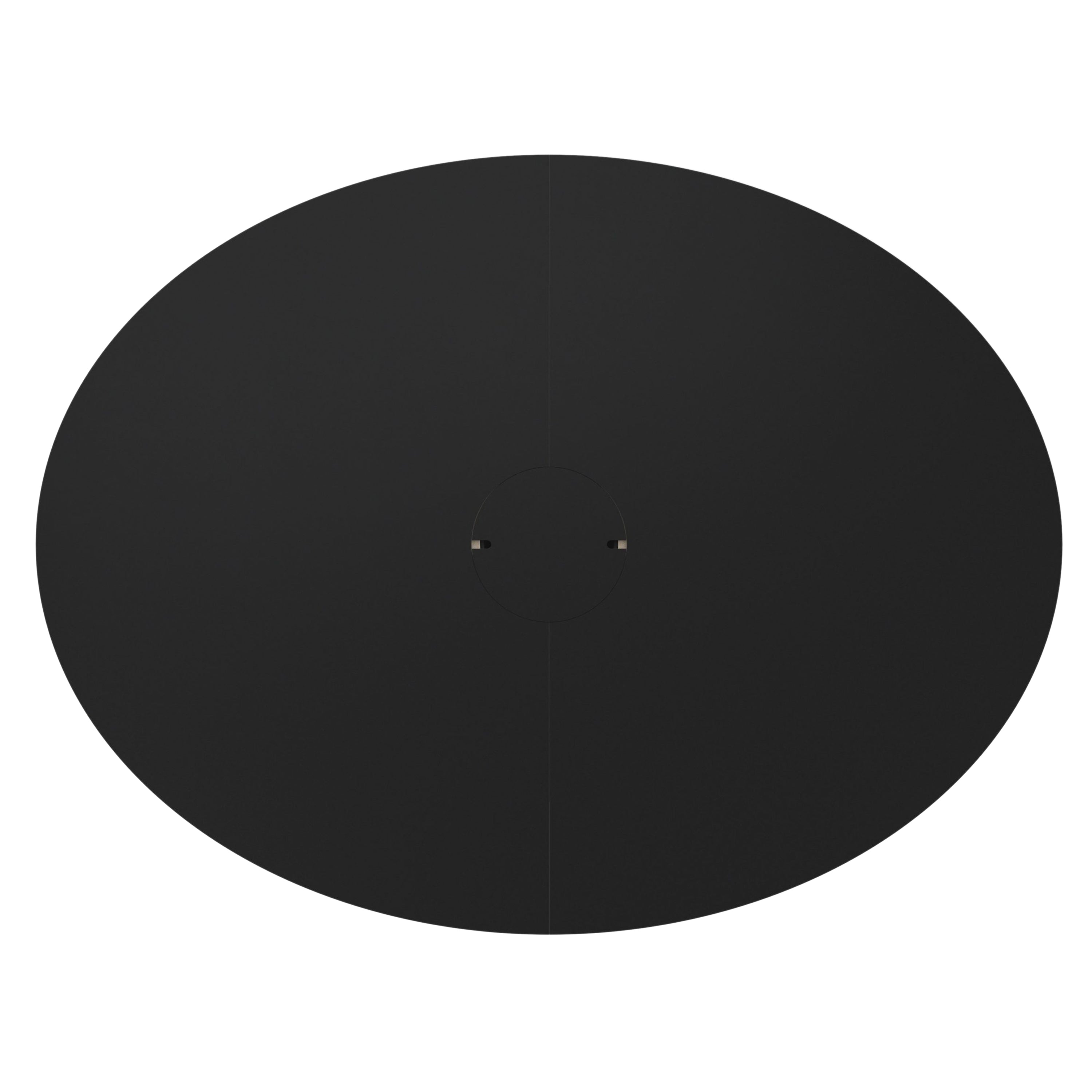 Colossus Oval Table: Black