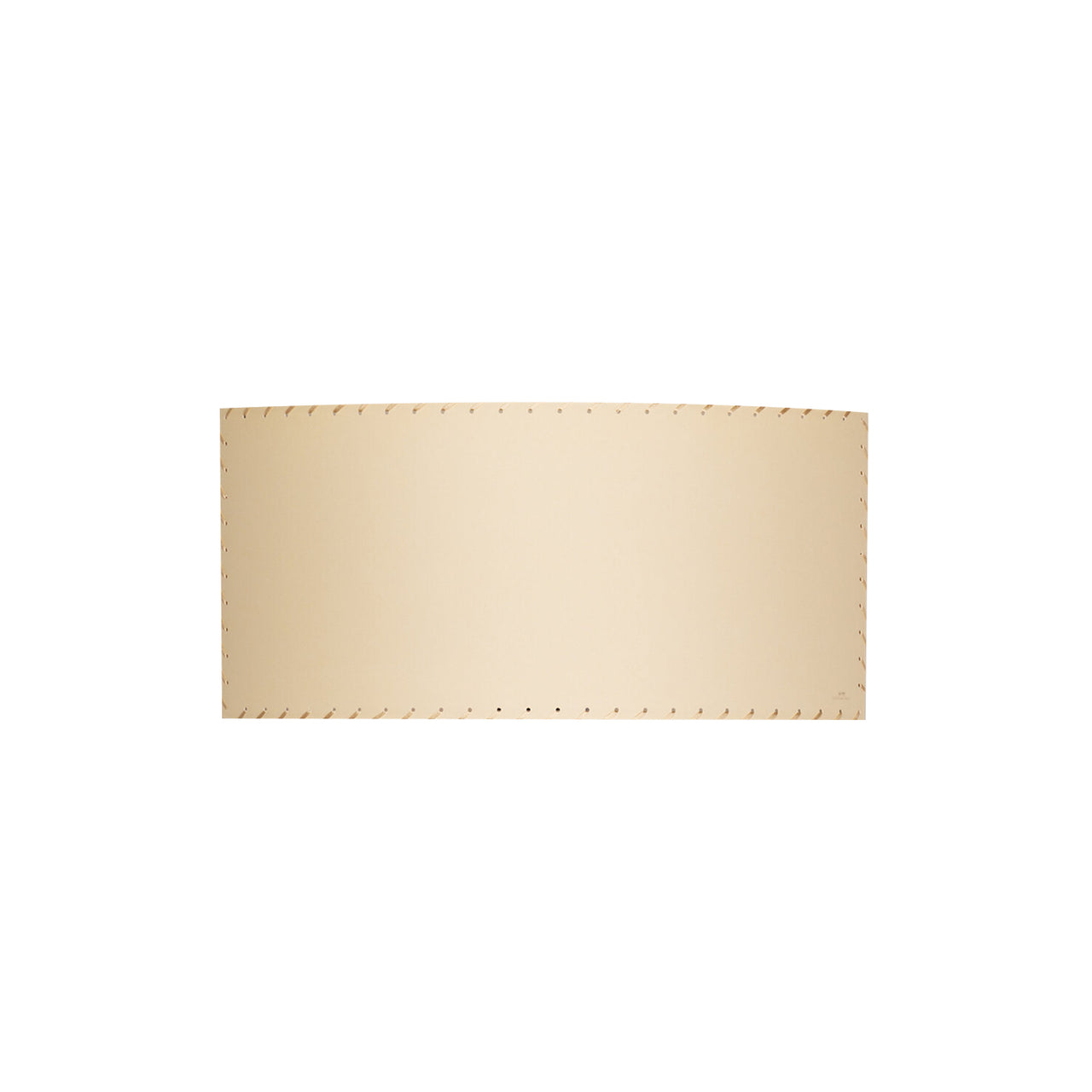 Comodín Wall Lamp: Rectangular + Stitched Beige Parchment