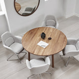 Swoon Dining Armchair: Swivel Base