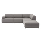 Connect Soft Modular Sofa: Corner + Configuration 2 + Stocked: Re-wool 128
