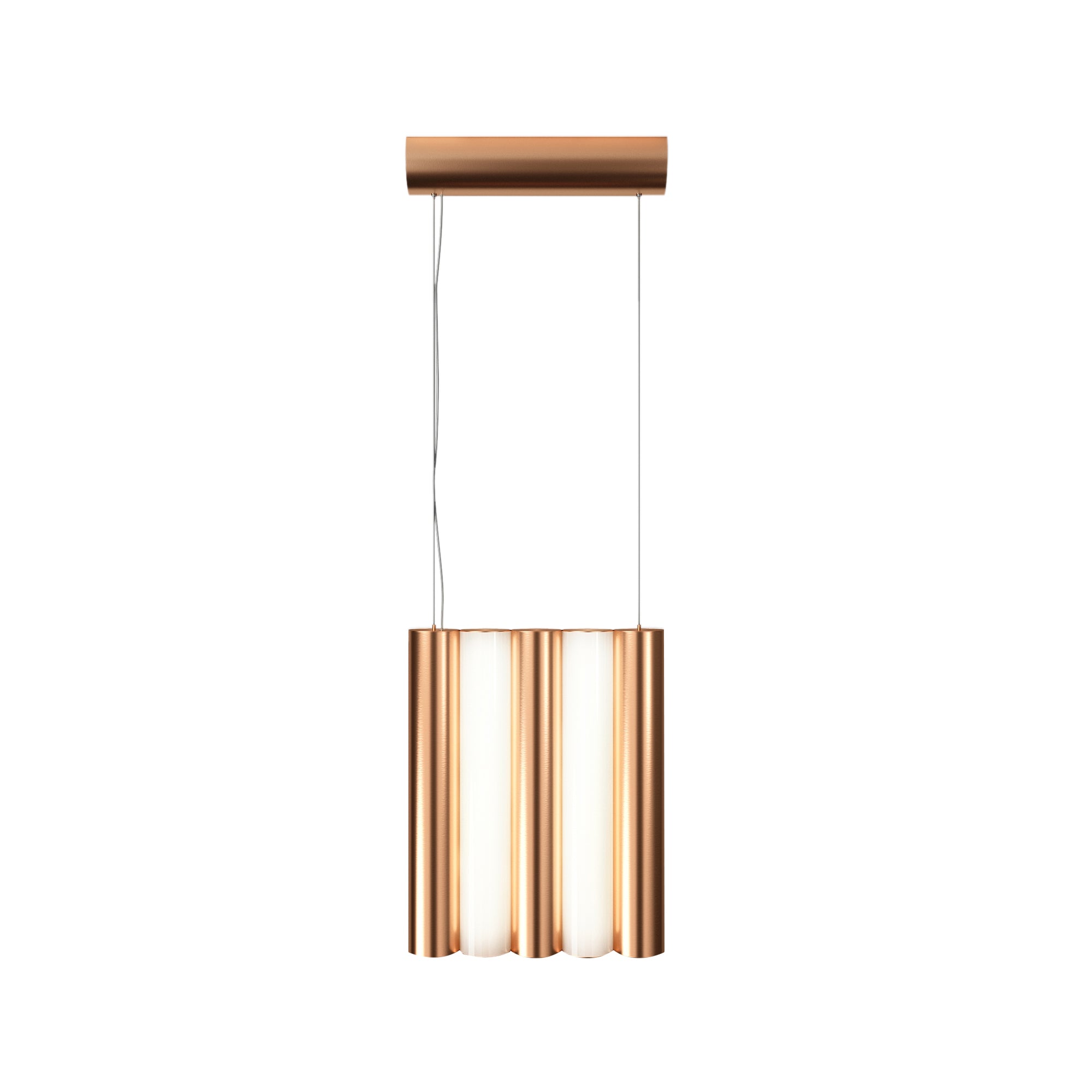Gamma Pendant Light: L5 + Polished Copper