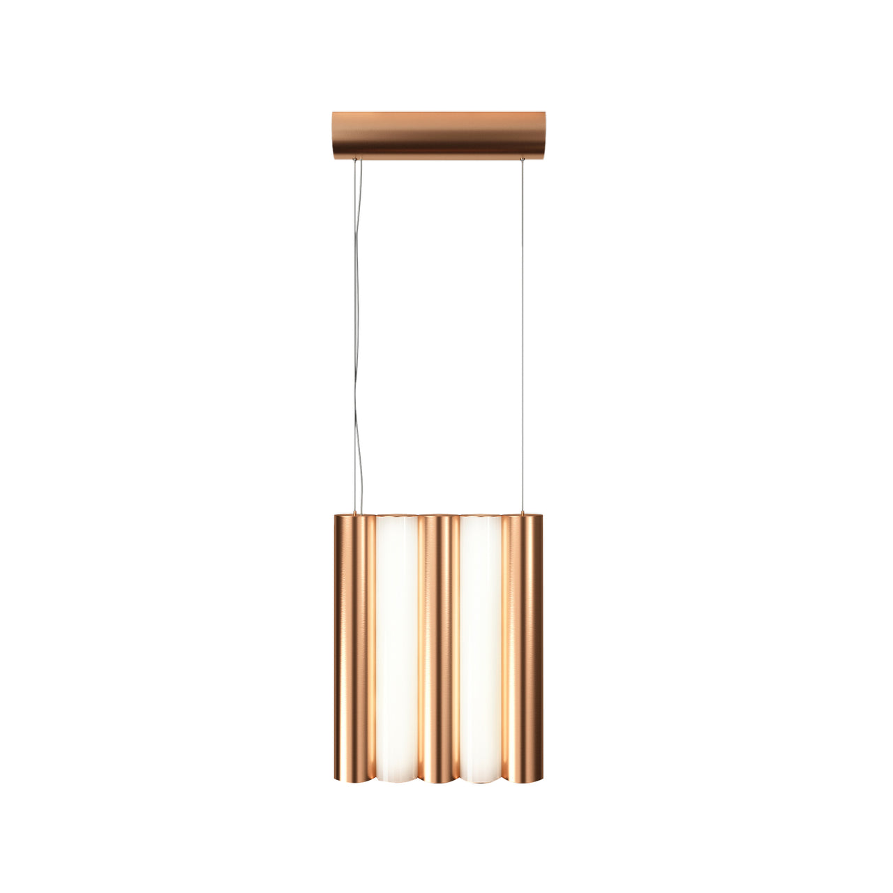 Gamma Pendant Light: L5 + Polished Copper