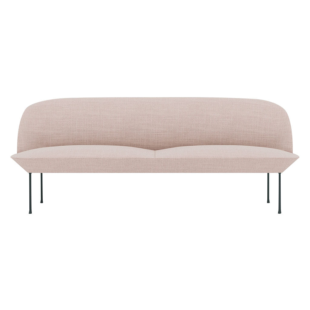 Oslo 3-Seater Sofa: Dark Grey