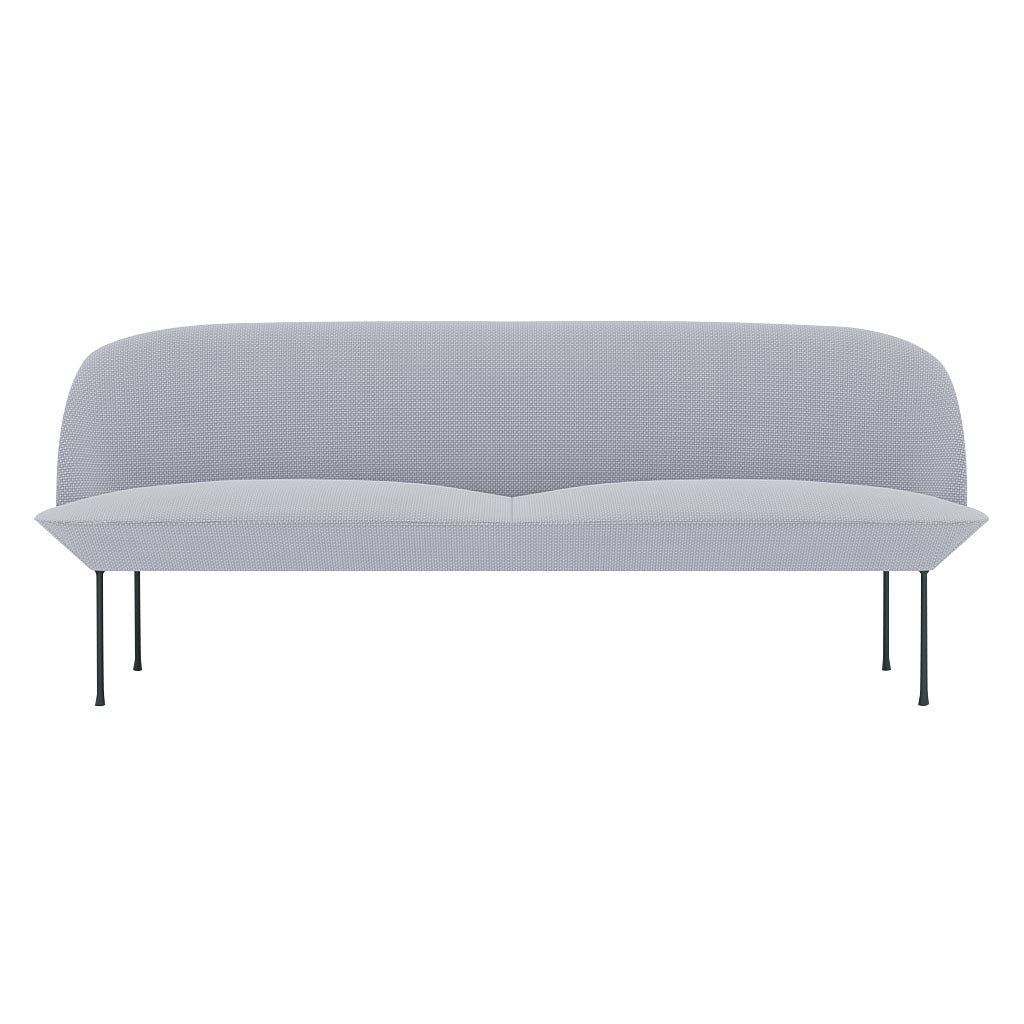 Oslo 3-Seater Sofa: Dark Grey