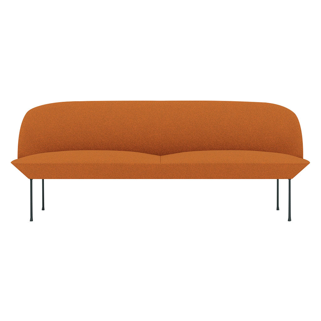 Oslo 3-Seater Sofa: Dark Grey