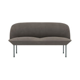 Oslo 2-Seater Sofa: Dark Grey