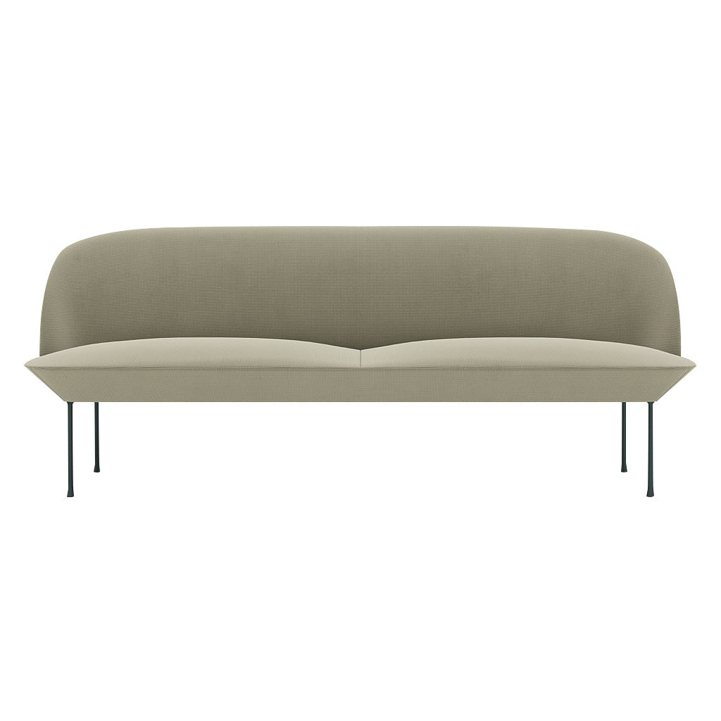 Oslo 3-Seater Sofa: Dark Grey