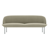 Oslo 3-Seater Sofa: Dark Grey