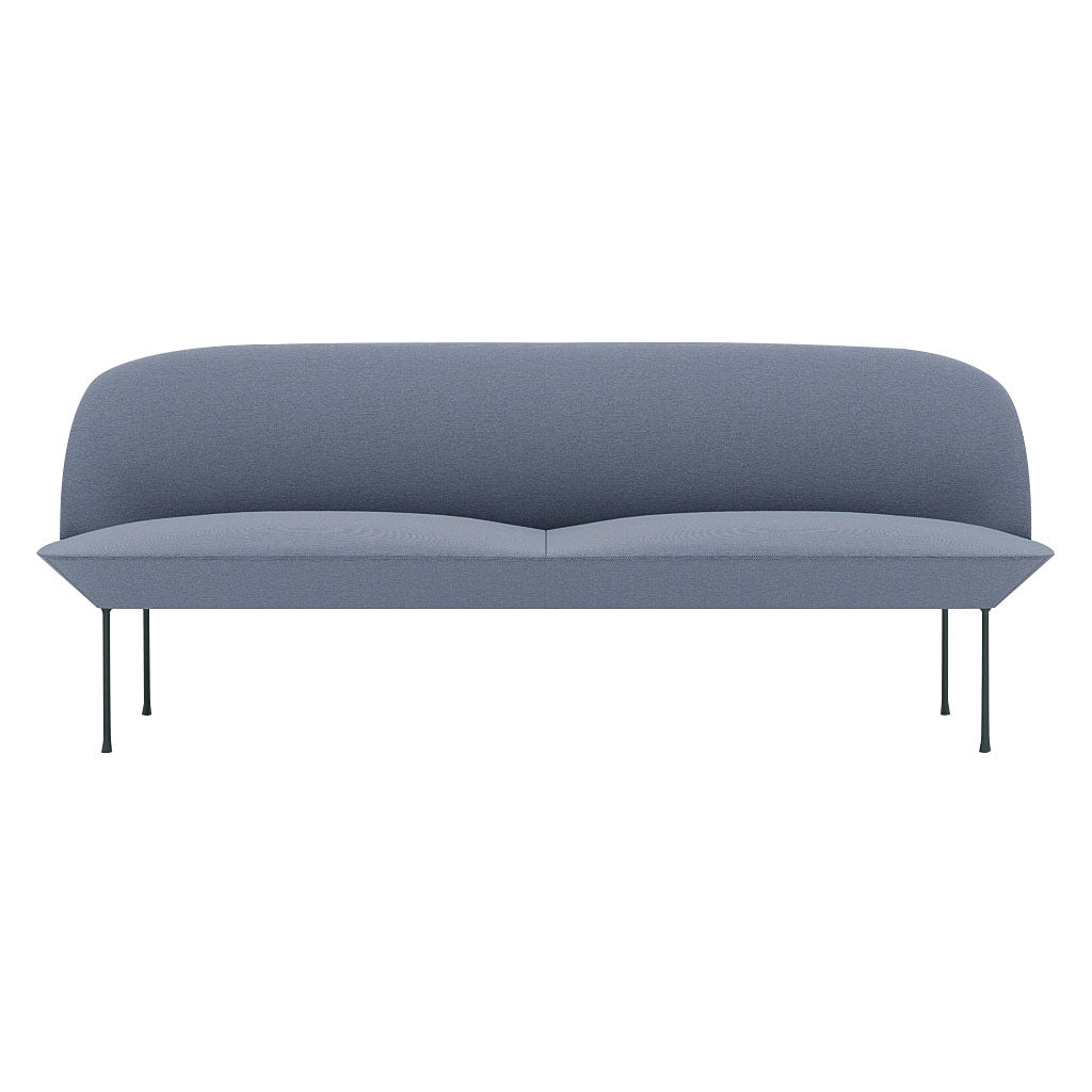 Oslo 3-Seater Sofa: Dark Grey