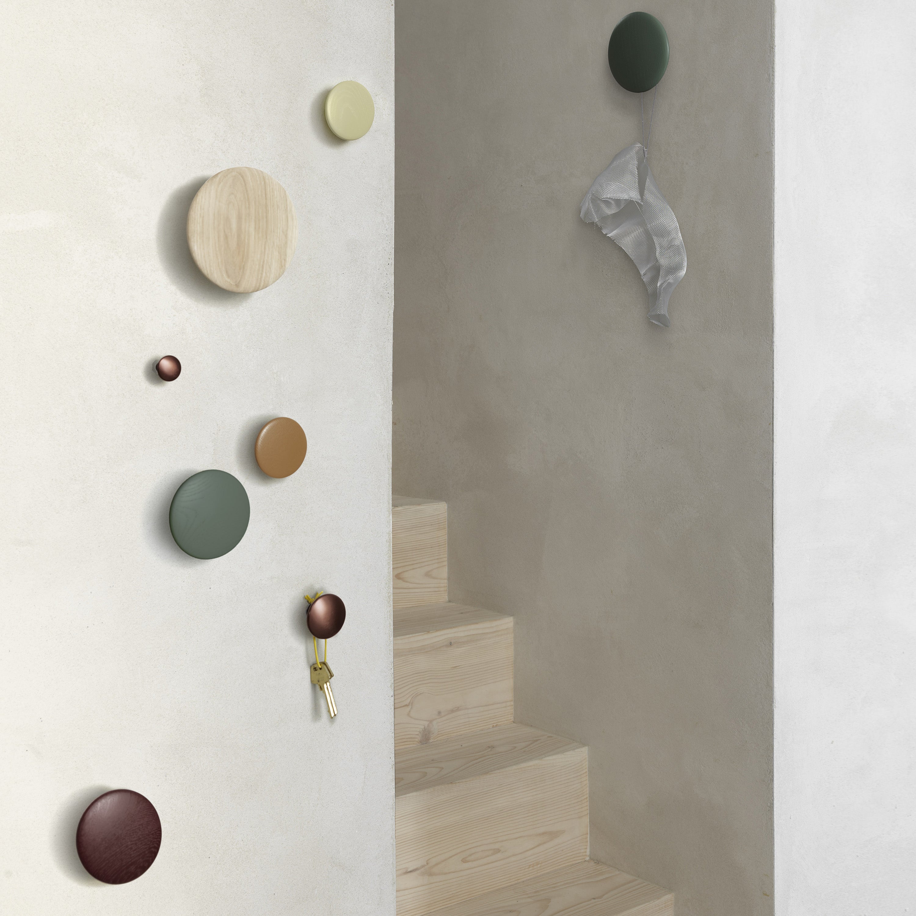 Dots Metal Coat Hooks - Quick Ship