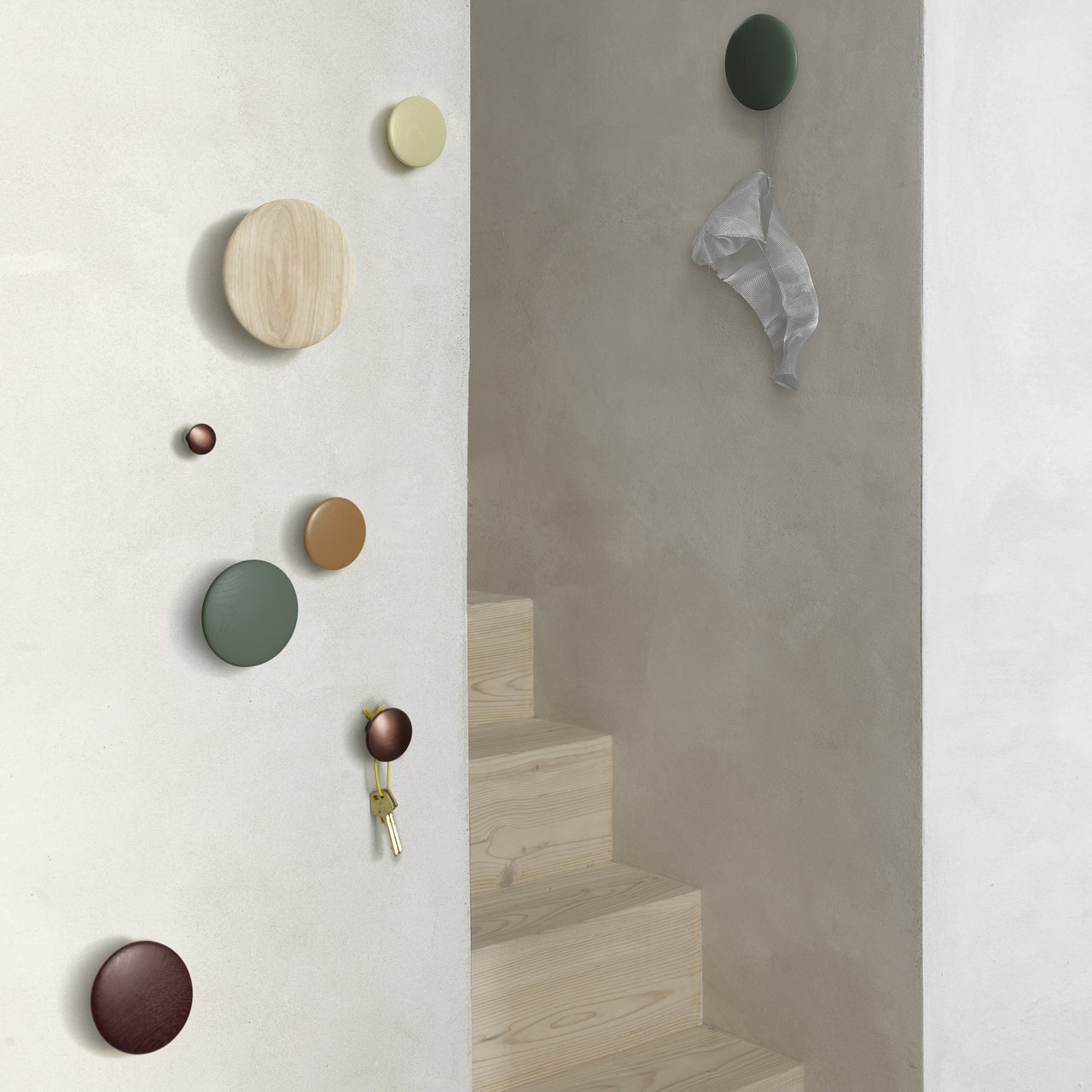 Dots Metal Coat Hooks - Quick Ship