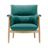 E015 Embrace Lounge Chair: Natural Edging Strip + Soaped Oak