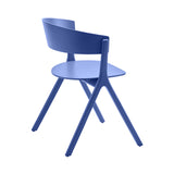 Circus Wood Chair: Marine Blue + Without Seat Pad