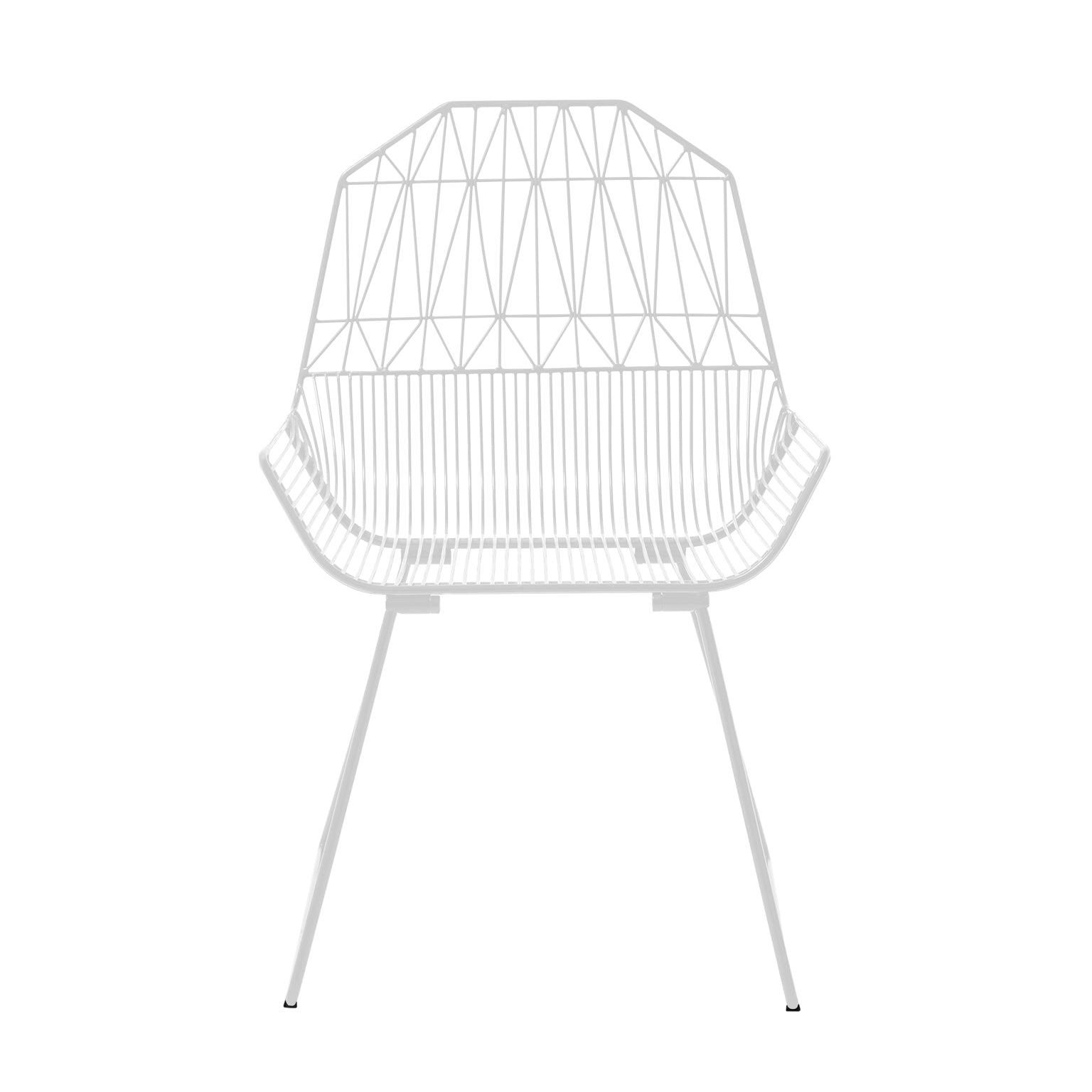 Farmhouse Lounge Chair: White + Without Seat Pad