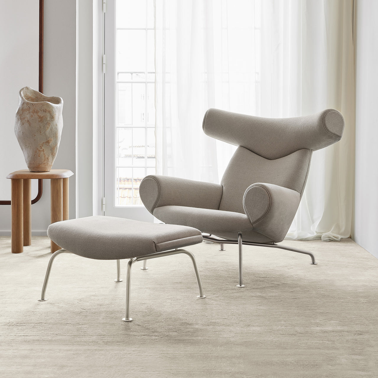 Wegner Ox Ottoman