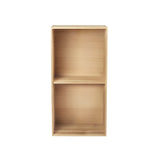 FK631020 Bookcase Upright: Oiled Oak