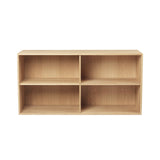 FK632010 Bookcase + 2 Shelves: Oiled Oak