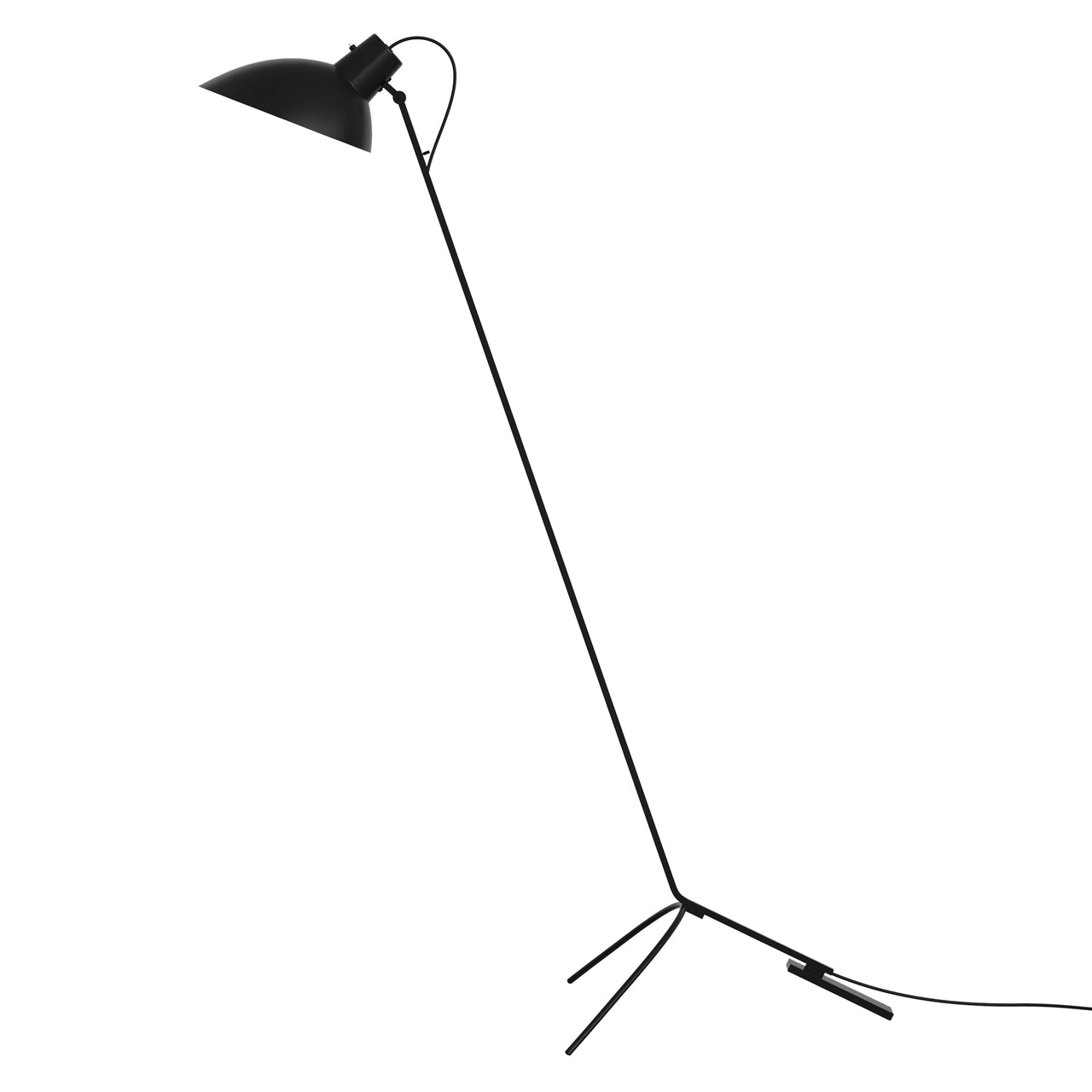 VV Cinquanta Floor Lamp: Black + Black