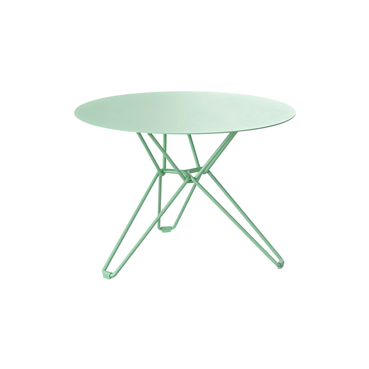 Tio Side Table: Oilcloth Green