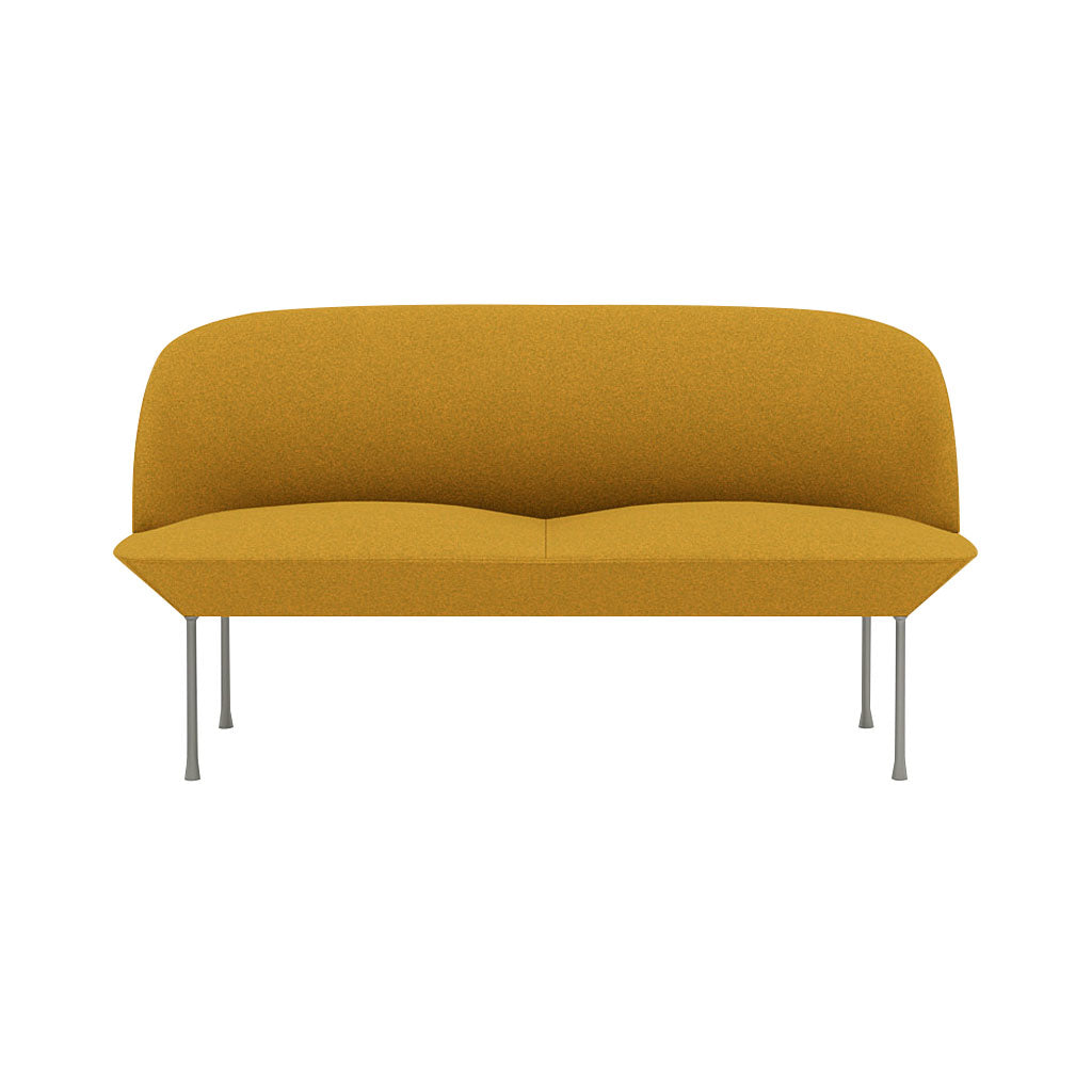 Oslo 2-Seater Sofa: Grey