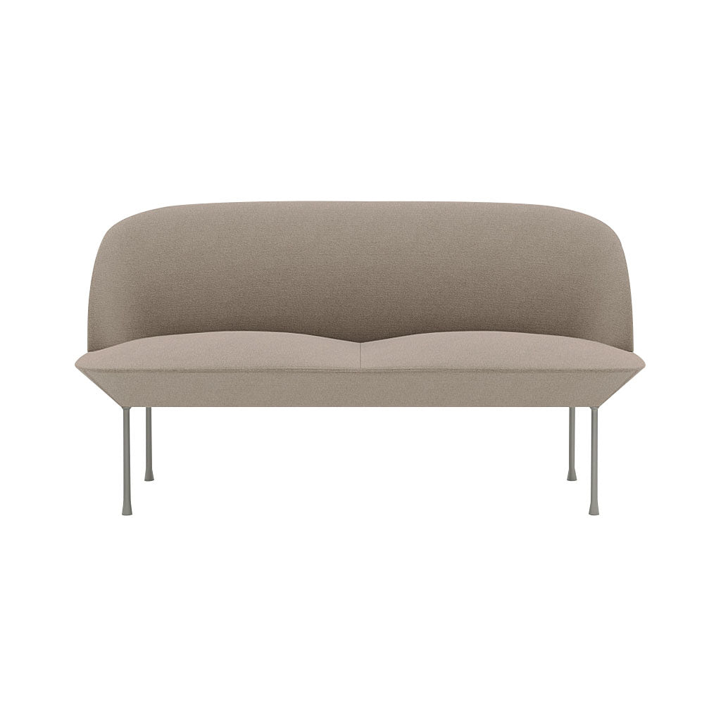 Oslo 2-Seater Sofa: Grey