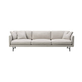 Calmo 3 Seater Sofa: Metal Base + With Cushion