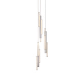 Hail 3-Piece Chandelier: Brushed Silver