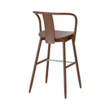 Icha Bar + Counter Chair: Bar + Walnut Stained Beech