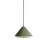 Eave Triangle Pendant: Reed Green + Black