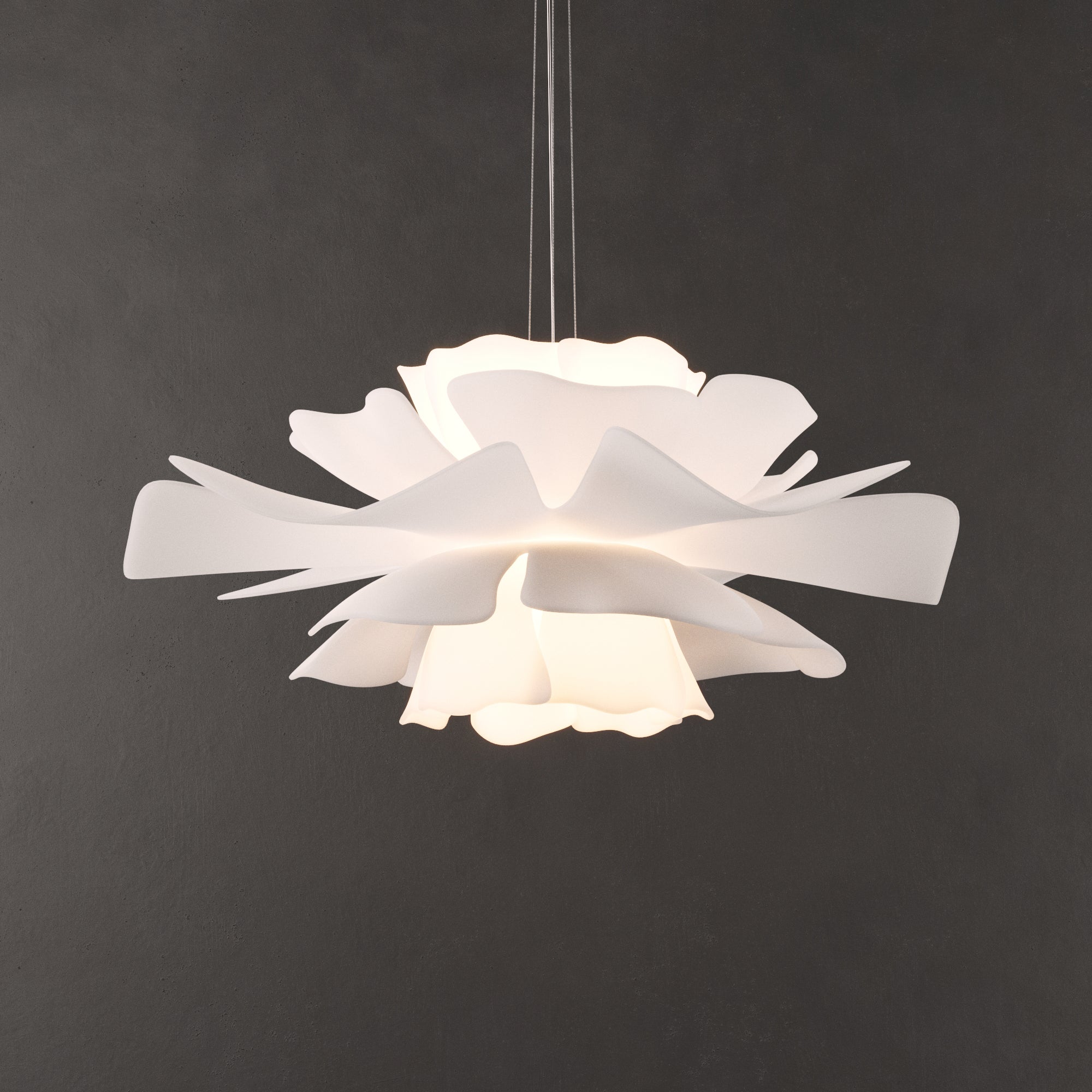 Love Me Not Floral Pendant