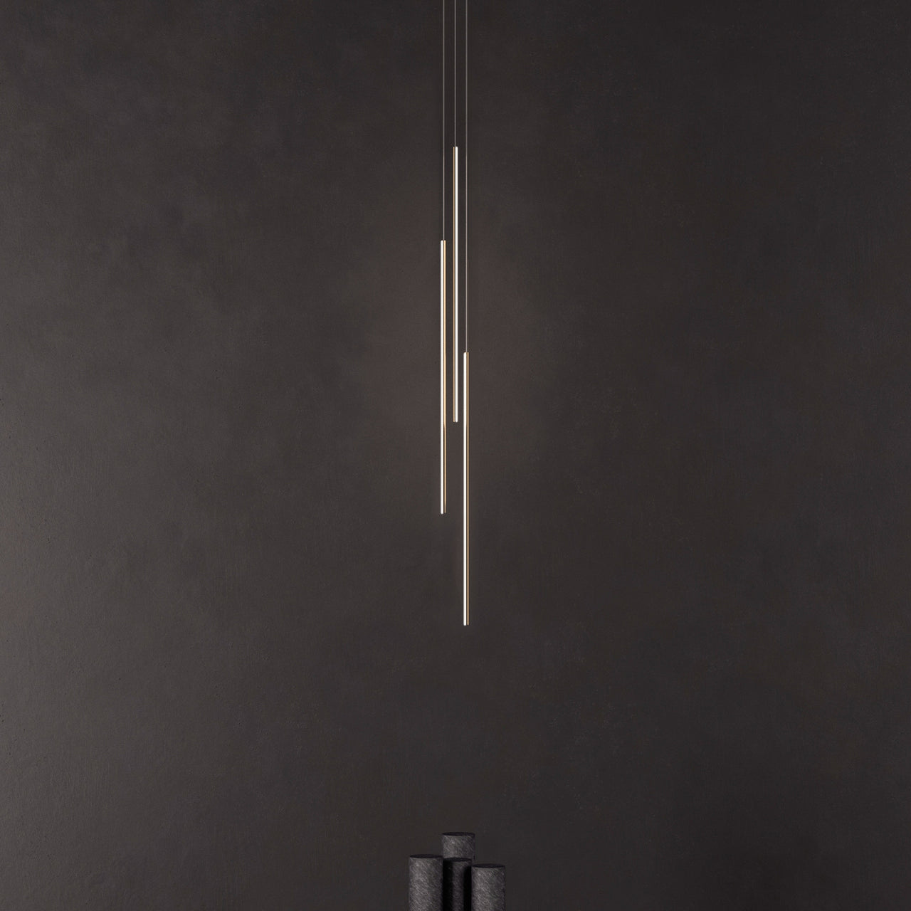 Thin Vertical Suspension Light: Large