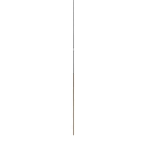 Thin Vertical Suspension Light: Medium + 1 Segment + Satin Brass