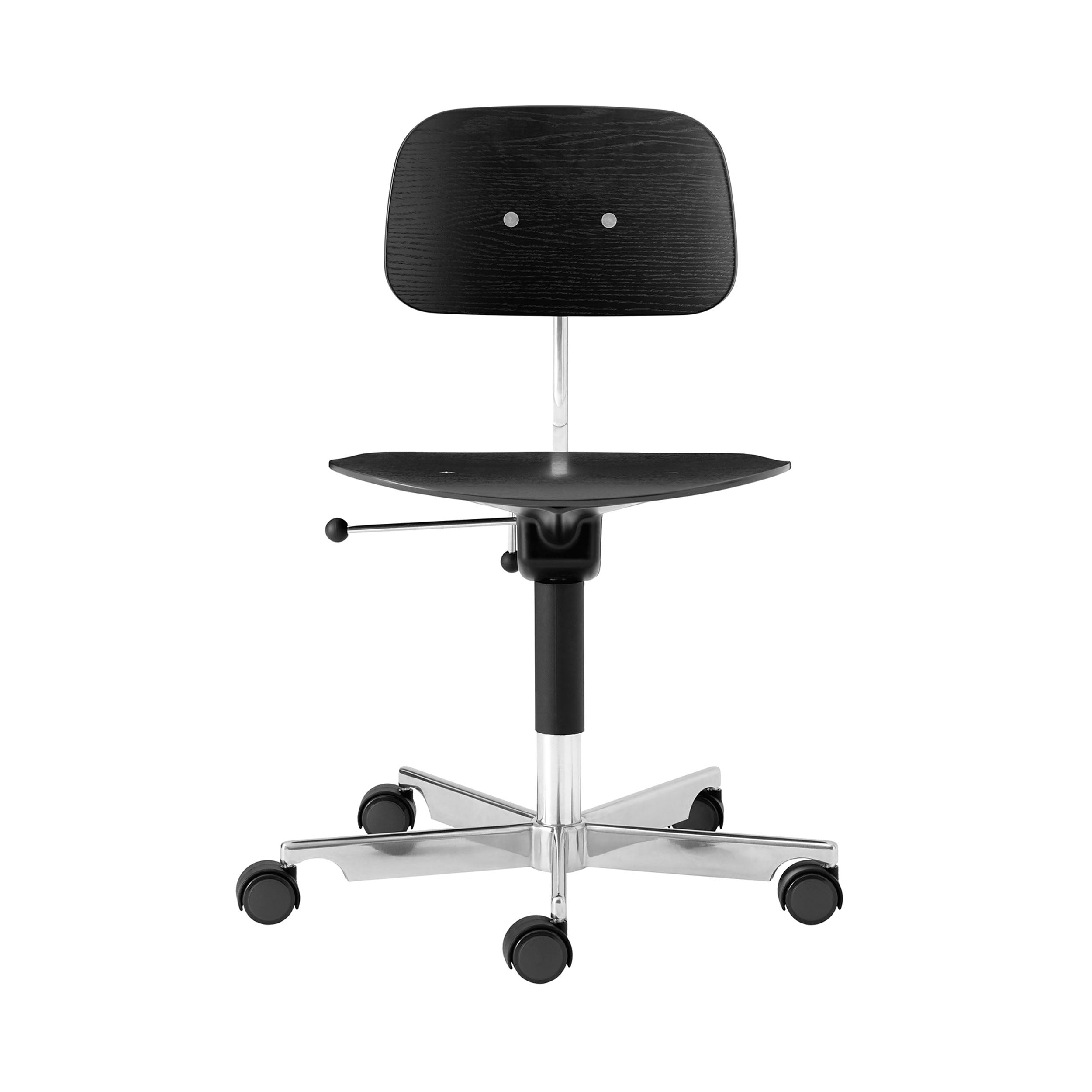 Kevi 2543 Chair + Size B + Black Lacquer