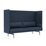 Outline Highback 3-Seater Sofa: High + Black