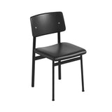 Loft Chair: Upholstered + Black + Black
