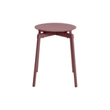 Fromme Stacking Stool: Set of 2 + Brown Red
