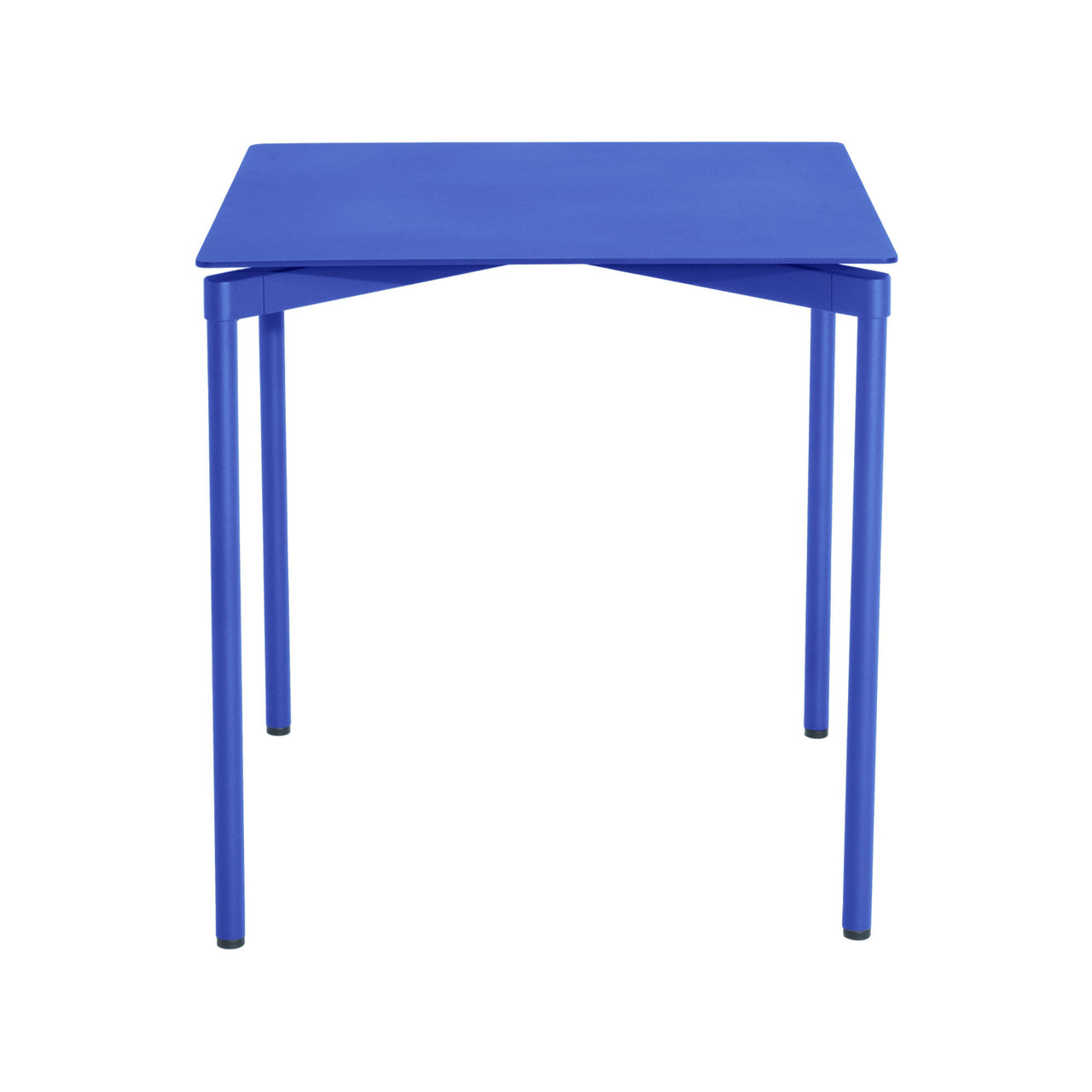 Fromme Dining Table: Square + Blue