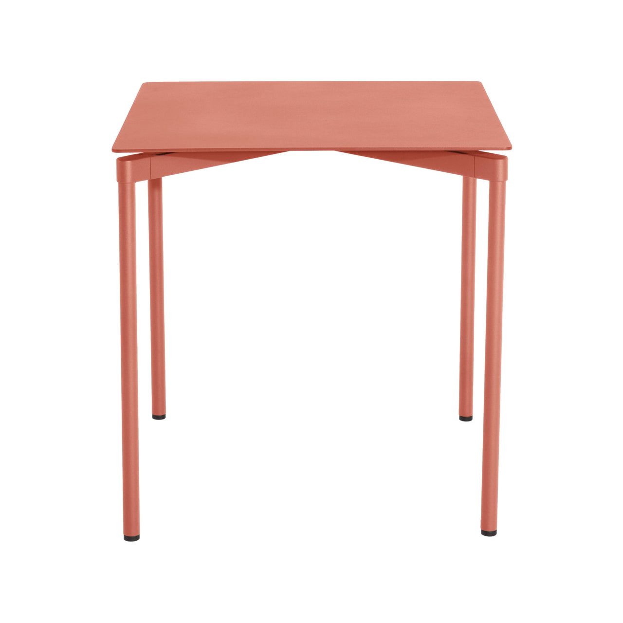 Fromme Dining Table: Square + Coral