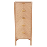 Marius Tall Chest: Natural Oak