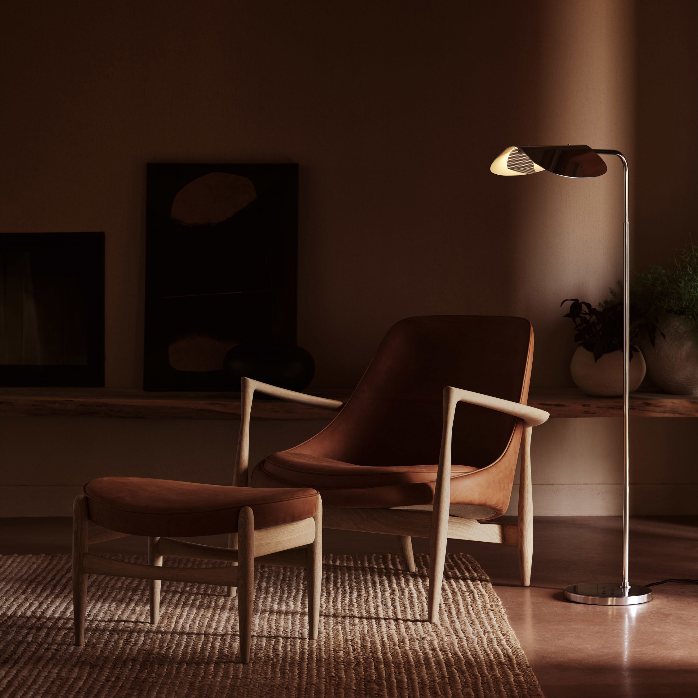 Wing Floor Lamp: Quick Ship