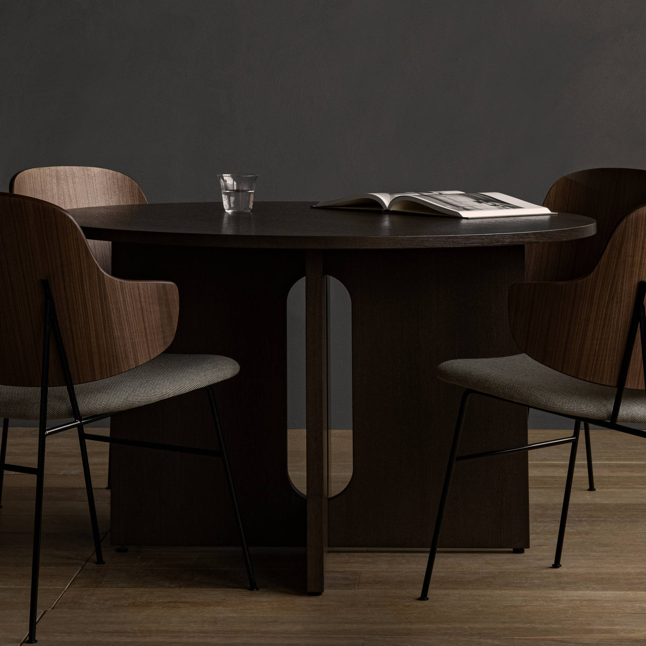 The Penguin Dining Chair: Seat Upholstered - Quick Ship