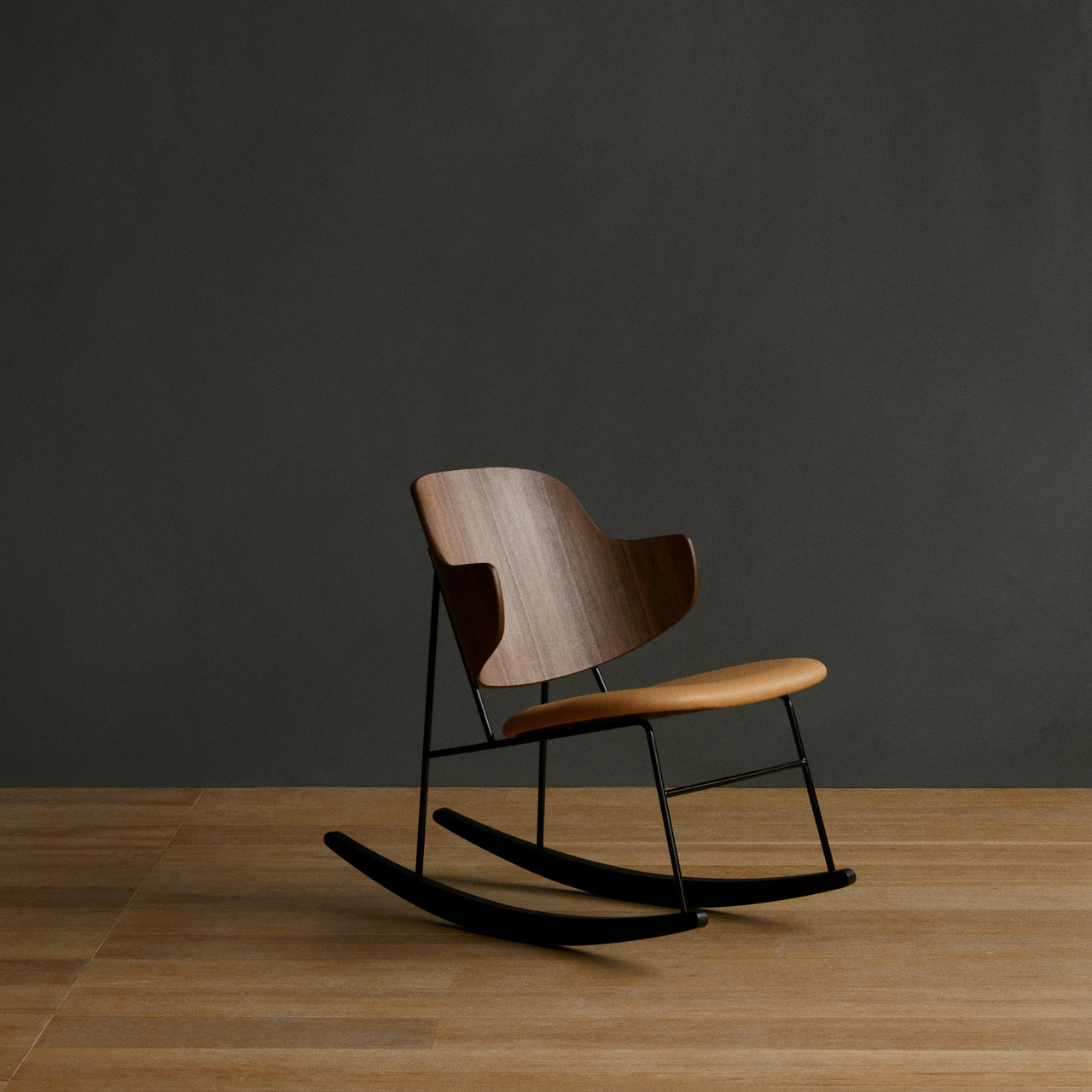 The Penguin Rocking Chair: Seat Upholstered - Quick Ship