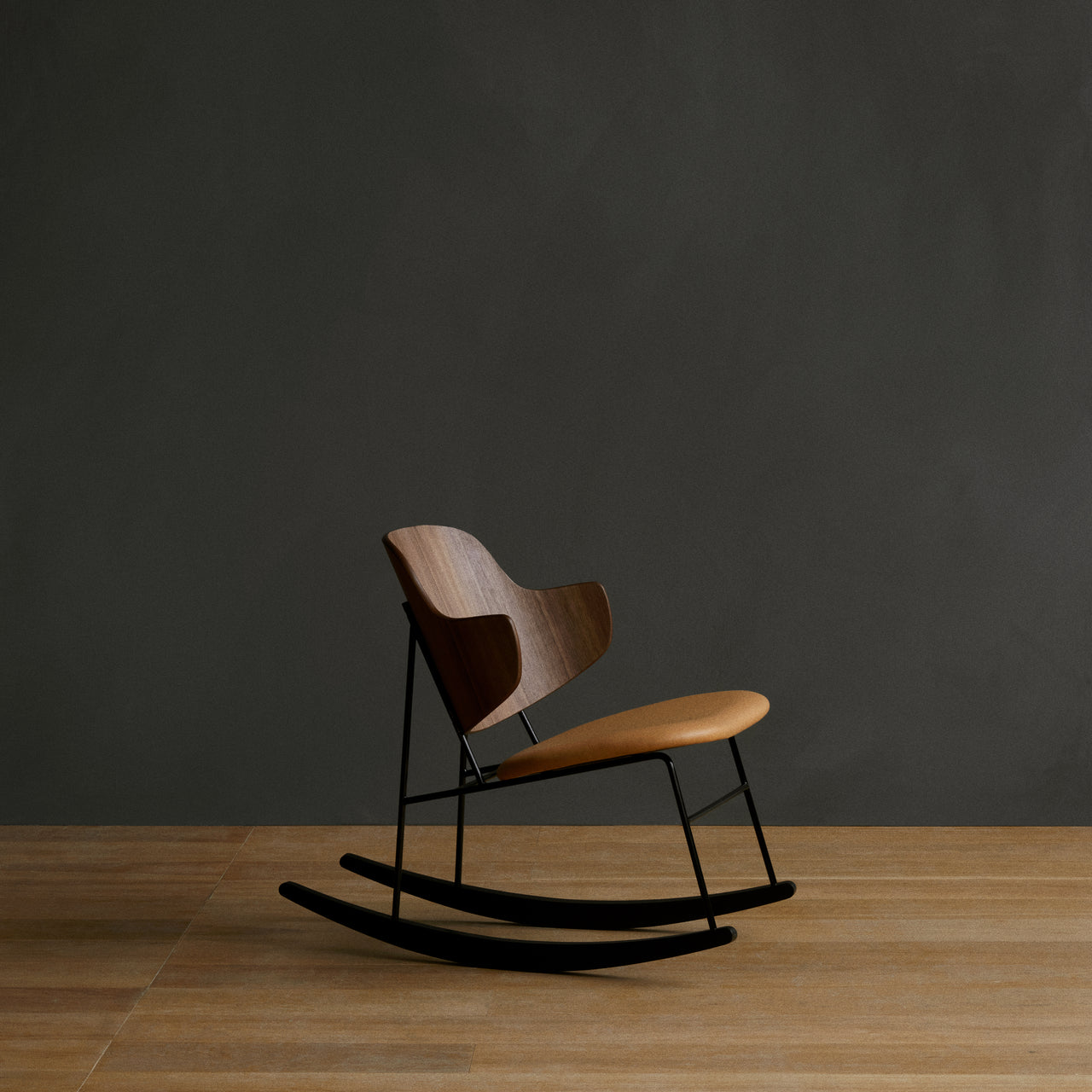 The Penguin Rocking Chair: Seat Upholstered - Quick Ship