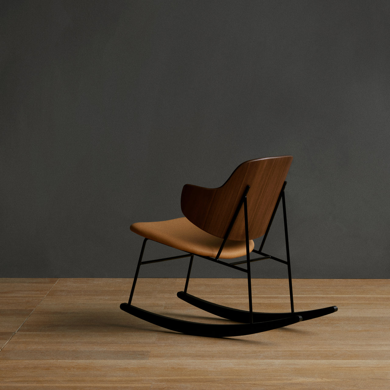 The Penguin Rocking Chair: Seat Upholstered - Quick Ship